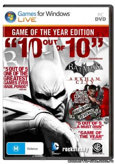 Batman: Arkham City - Game of the Year Edition (2012) PC | RePack