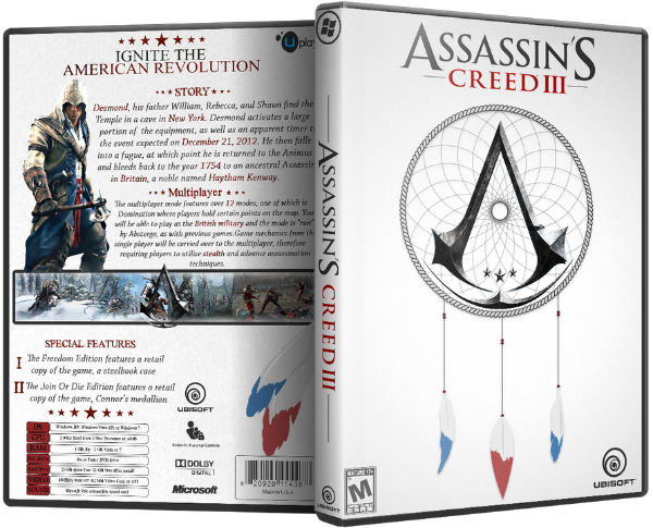 Assassin's Creed 3 - Deluxe Edition [v 1.05 + 5 DLC] (2013) PC | RiP от Fenixx